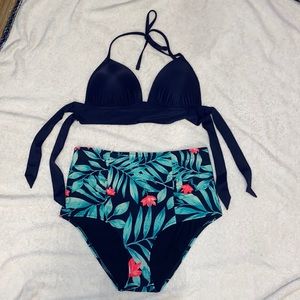 Aerie Bikini set High Waisted